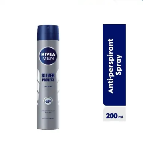 Nivea Men Silver Protect Anti-perspirant Spray For Men - 48h - 200ml