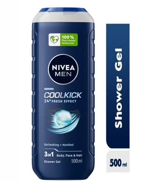 Cool Kick Nivea Shower Gel For Men - 500ml